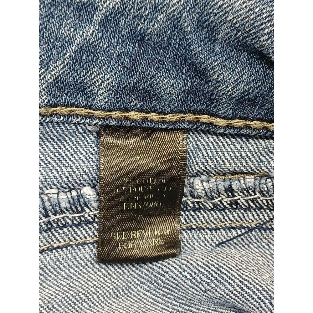 Cato Blue Capri Jeans Denim Women Sz 22W Flap Pockets - Picture 6 of 7